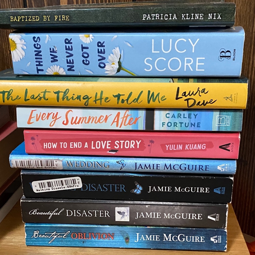 Stack of Colorful Books